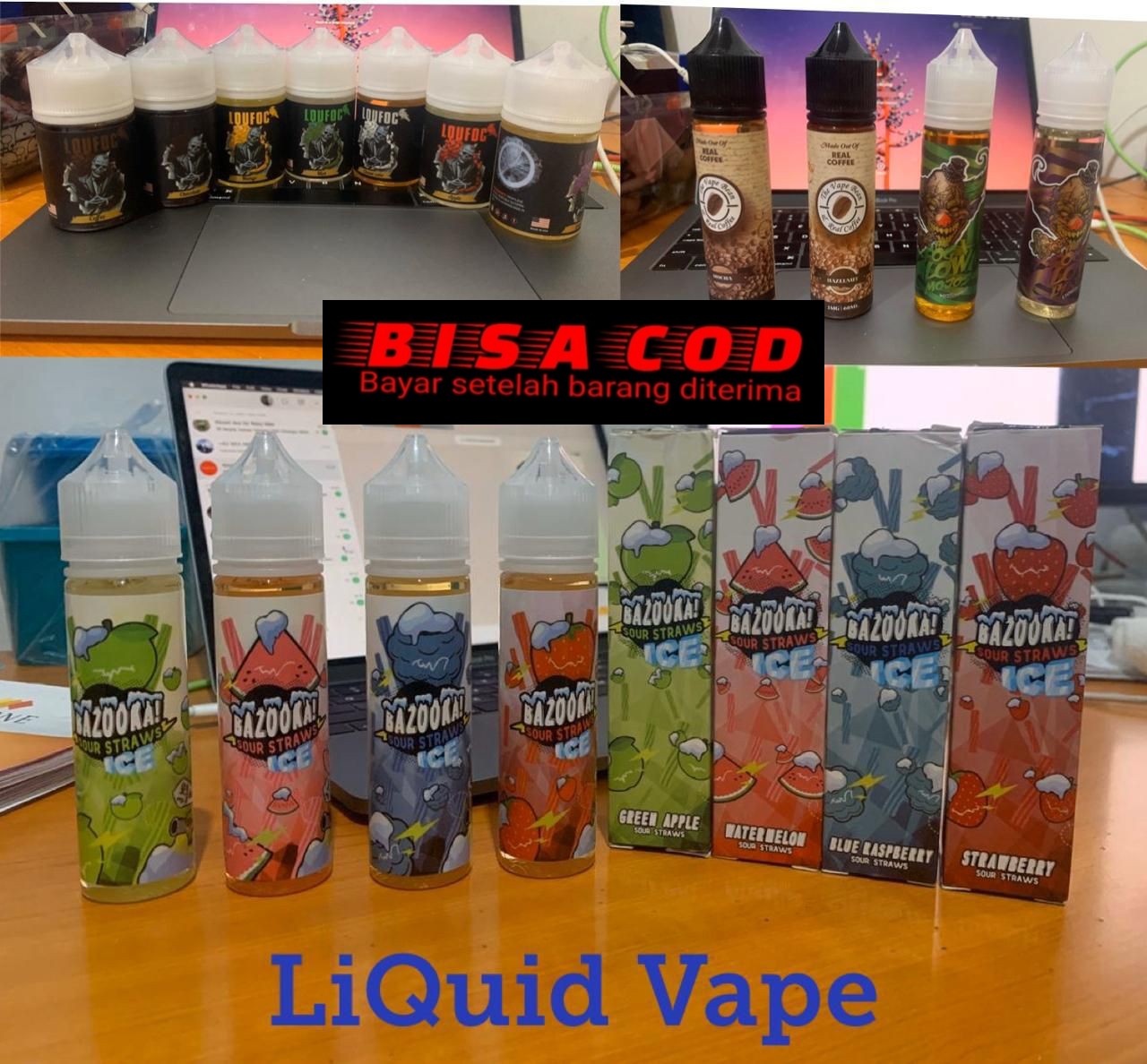 LIQUID VAPE 4 MODEL KEMASAN DAN RASA